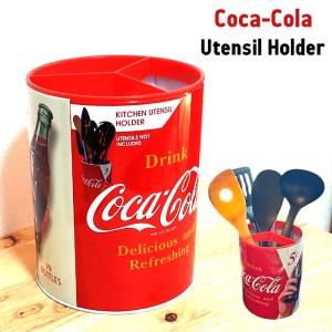 コカコーラ ユーテンシルホルダー 正規ライセンス品 キッチン 収納 小物入れ Coca Cola かわいい アメリカン 雑貨 アンティーク