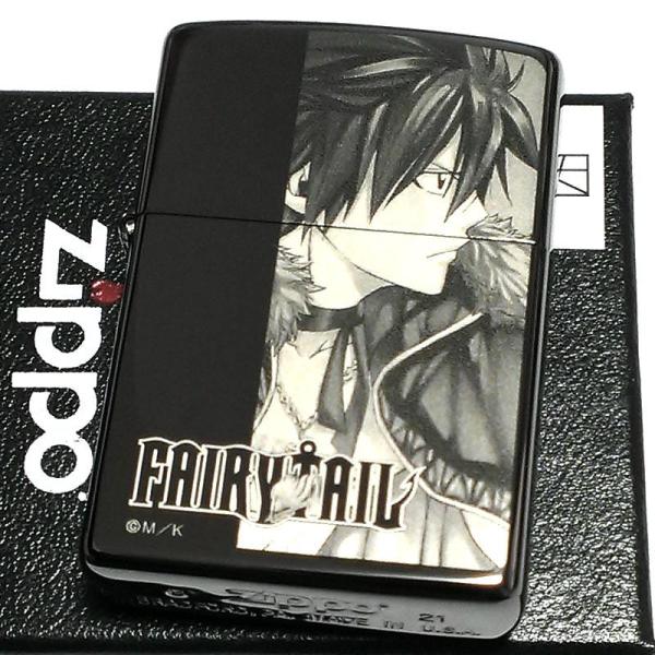 ZIPPO アニメ フェアリーテイル グレイ ジッポ ライター 真島ヒロ ブラック FAIRY TA...