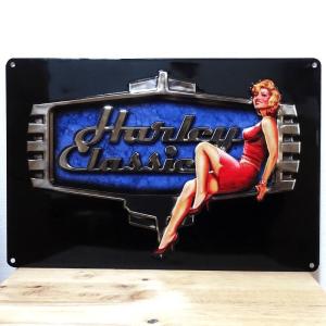 ハーレーダビッドソン ビンテージ アンティーク 名刺スタンド ガレージ