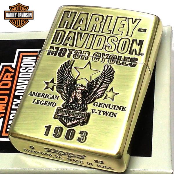 ZIPPO ライター ハーレー ダビッドソン ジッポ イーグルメタル HARLEY-DAVIDSON...