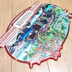 ブリキ看板 ガレージ 車 アメリカン 壁掛け ...の詳細画像5