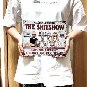 ブリキ看板 おしゃれ THE SHITSHOW...の詳細画像4