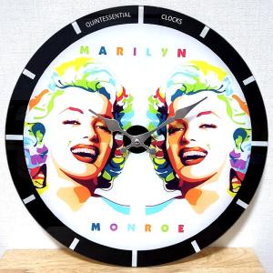 アメリカン レトロ 掛時計 ガラスウォールクロック セクシー 美しい