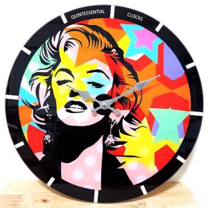 アメリカン レトロ 掛時計 NUMBER PLATE ビンテージ 鉄製 カラフル