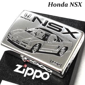 ZIPPO 車 Honda NSX 1990 ホンダ ジッポ ライター かっこいい 本田技研 本田技研工業 シルバー 銀燻し 彫刻 おしゃれ ギフト