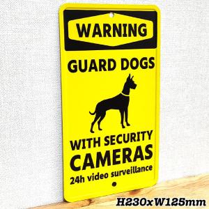 メッセージプレート WARNING 看板 番犬...の詳細画像1