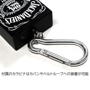 携帯灰皿 ジャックダニエル カラビナ付き かっ...の詳細画像2
