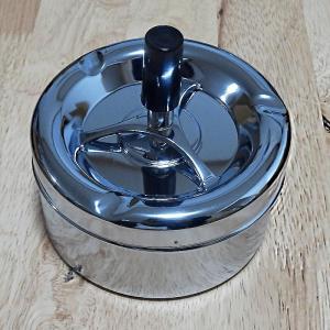 卓上灰皿 カンアッシュトレイ プッシュターン 灰皿