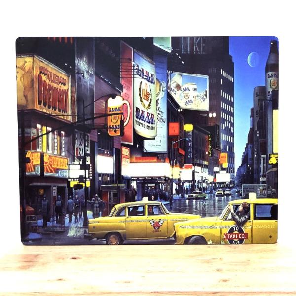 メタルサイン 風景 レトロ ブリキ看板 ライクビアシティ 街 アメリカン 雑貨 アンティーク 壁掛け...