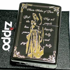ZIPPO（ジッポー） マリア ライター MARIA ブラック ZIP-MARIA-2BK