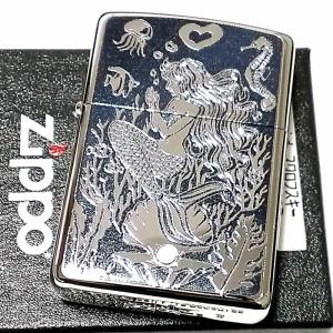 ZIPPO アーマー ジッポ シルバー&ブルー...の詳細画像1