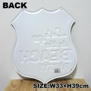 ブリキ看板 ビンテージ ビーチ ヤシの木 海 ...の詳細画像1