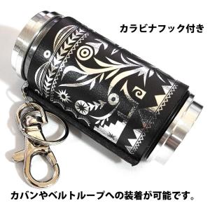 携帯灰皿 シンセティックレザー ネイティブ ア...の詳細画像1