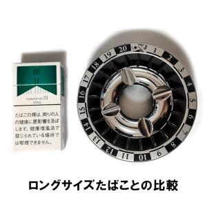 灰皿 火が消える ルーレット シルバー 卓上灰...の詳細画像2
