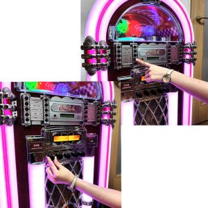 コカ・コーラ ジュークボックス LED レトロ...の詳細画像2