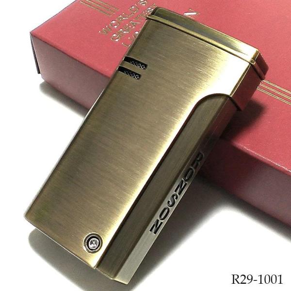 ターボライター ガス RONSON ロンジェット ブラスサテン ロンソン サイドアクション ゴールド...