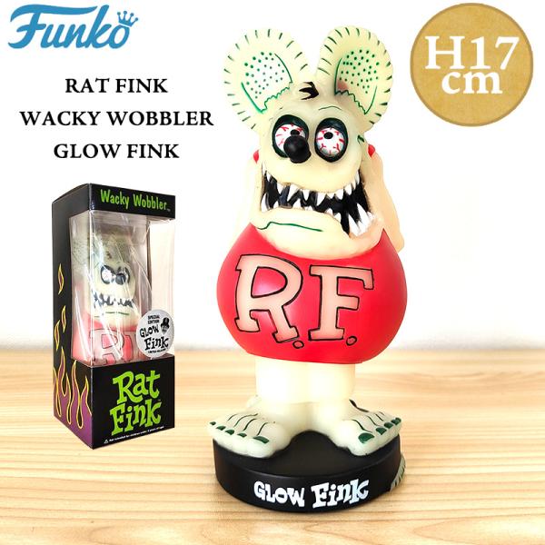 フィギュア RAT FINK ボビングヘッド アメリカン キャラクター ラットフィンク GLOW F...