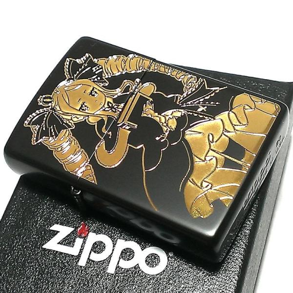 ZIPPO ベアトリス Re:ゼロから始める異世界生活 第二期 マットブラック 禁書庫 番人 金差し...