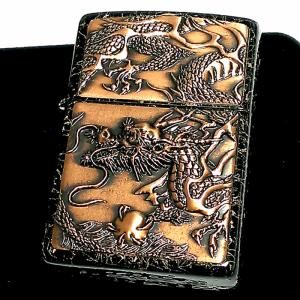 ZIPPO ライター ライズメタル 銀龍 亀甲 金 伝統工芸 ジッポ 本