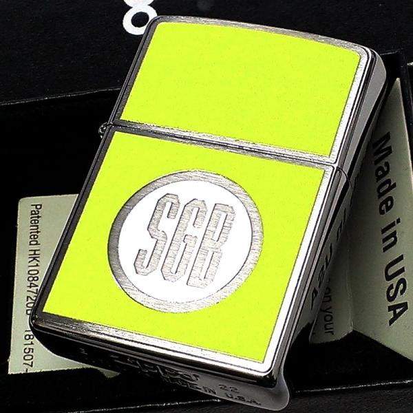 ZIPPO オールドデザイン SGB スリーピッグス 珍しい 可愛い ロゴ イエロー おしゃれ 三匹...