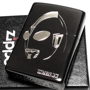 ZIPPO ライター ウルトラマンジャック 帰ってきたウルトラマン ジッポ アニメ イオンブラック 円谷プロ 銀差し 両面加工 黒 キャラクター｜hayamipro