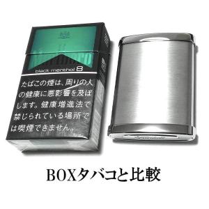 携帯灰皿 メタル おしゃれ クロームサテン シ...の詳細画像3