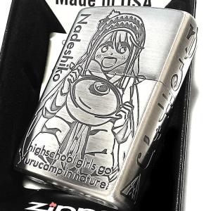 ZIPPO アニメ ゆるキャン△ なでしこ・リン ジッポー ライター 可愛い キャンプ ゆるキャンジッポ キャラクター メンズ レディース｜Zippoタバコケース喫煙具のハヤミ