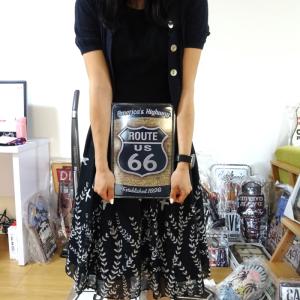 アメリカン ブリキ看板 ROUTE US 66...の詳細画像3