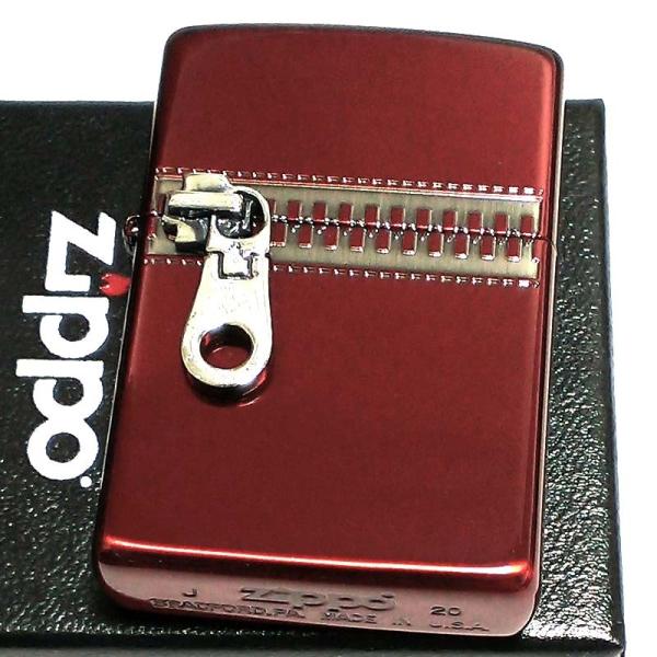 ZIPPO ライター ジッパー イオンレッド 両面加工 イオンコーティング 彫刻 ジッポ かっこいい...