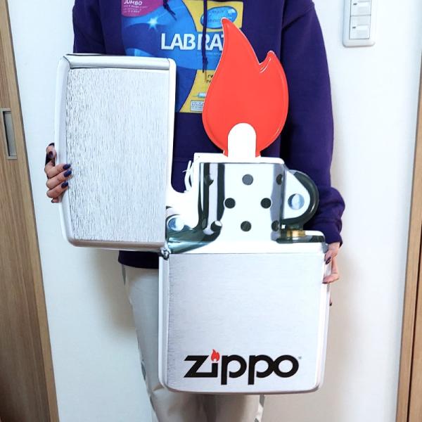 ZIPPO ディスプレイ パネル レア 大きい 絶版 看板 アメリカン 雑貨 ジッポー社正規品 おし...