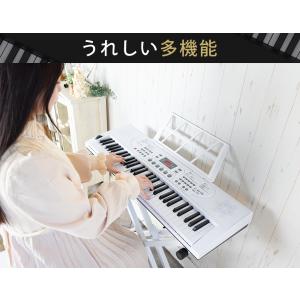 電子キーボード 61鍵盤 ピアノ シンセサイザ...の詳細画像4