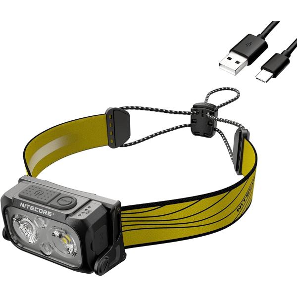 NITECORE NU25 400ルーメン 超軽量 充電式 ヘッドライト USB-C充電式 ケーブル...