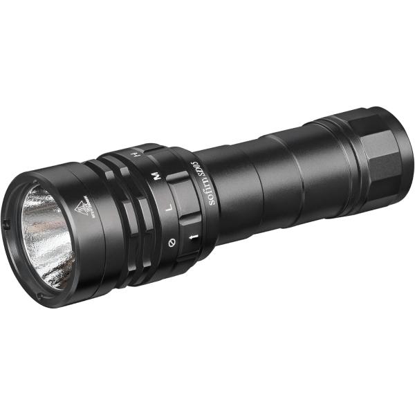 Sofirn SD05 ダイビングライト 3000ルーメン 水深100m対応 バッテリー付属 水中ラ...