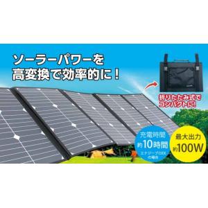 太陽光 ポータブル 蓄電池エナジープロ EC専用 ソーラーパネル LBP-100 PIF DEARL...