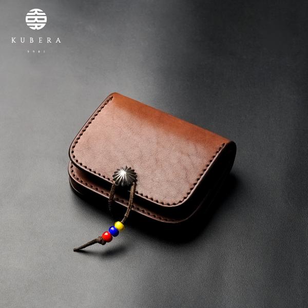 1年保証 サドルレザー ビルフォールド ミニ財布 本革 レザー KUBERA 9981 クベラ 財布...