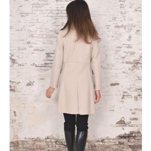 カシミヤ カシミア 混紡 ダブルフェイス コー...の詳細画像5