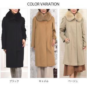 カシミヤコート ロングコート カシミヤ 100...の詳細画像2