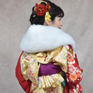 成人式 ショール 日本製 フォックス 振袖 着...の詳細画像5