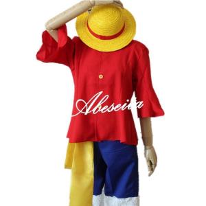 ルフィ コスプレ 子供 麦わら帽子 服 キッズ ...の商品画像