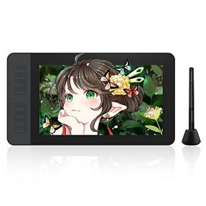 GAOMON液タブPD1161 11.6インチIPS HDデジタルイラスト液晶ペンタブレット 傾き検...