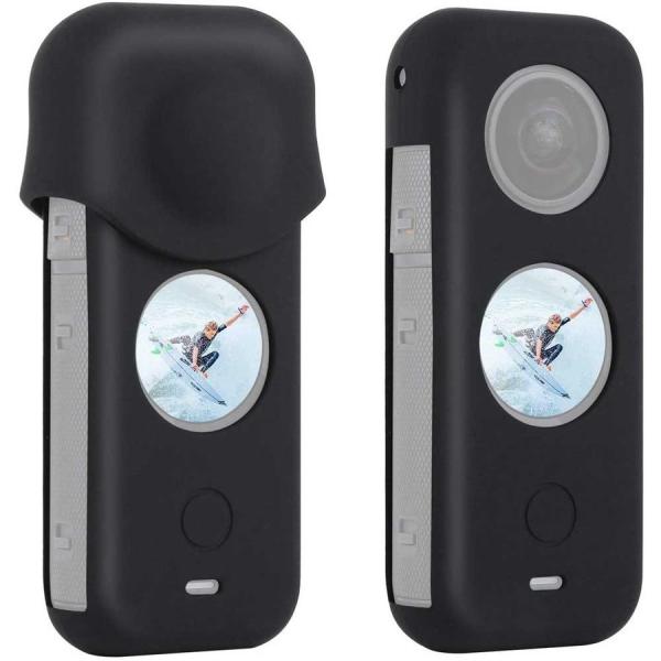 Insta360 ONE X2 アクションカメラ 対応 保護シリコン カバー レンズキャップケース+...