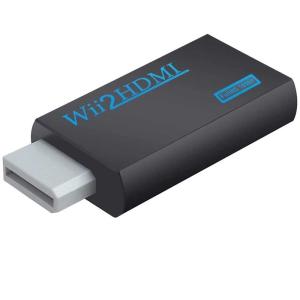 Wii HDMI変換アダプター Wii to HDMI Adapter コンバーター HDMI接続でWiiを1080pに変換出力 3.5mmオーディオ ハイスピード 送料無料｜hayashistore