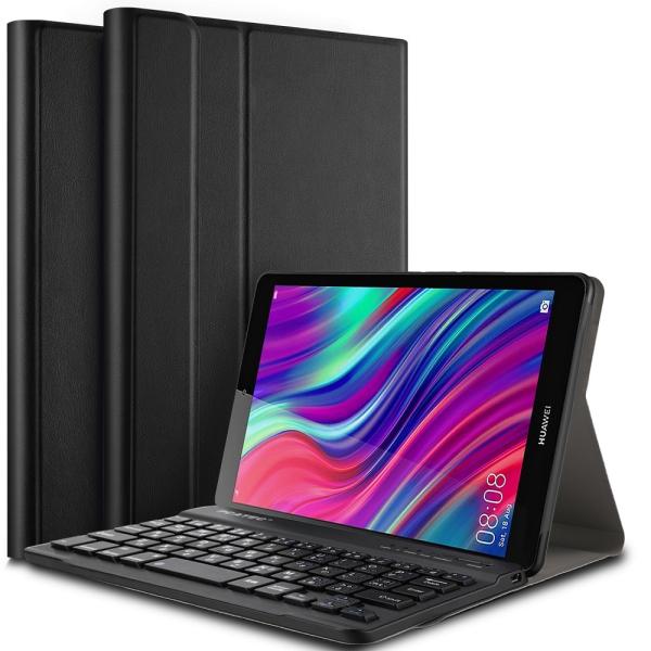 送料無料 Huawei MediaPad M5 lite 8 タブレット専用レザーTPUケース付き ...