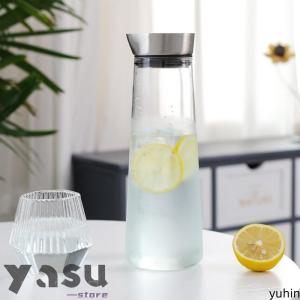 ガラス ピッチャー 蓋付き 1リットル 麦茶ポ...の詳細画像4