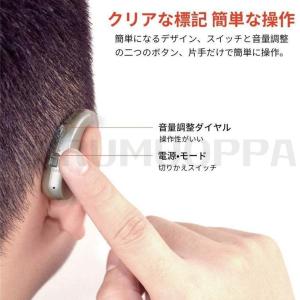 補聴器 集音器 左右両用耳掛け式 充電式 軽量...の詳細画像4