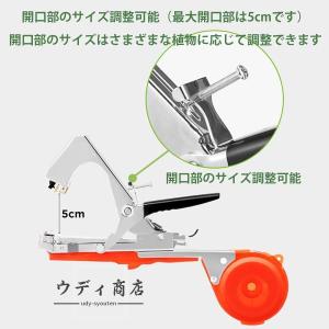 園芸用誘引結束機 テープツール 植物枝【202...の詳細画像4