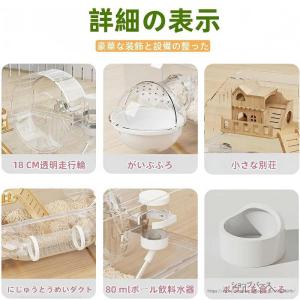 キンクマハムスター ケージ 透明 大型 キンク...の詳細画像2