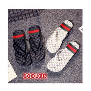 サンダル レディース おしゃれ ビーチサンダル トングサンダル ぺたんこ 歩きやすい 夏 黒 白