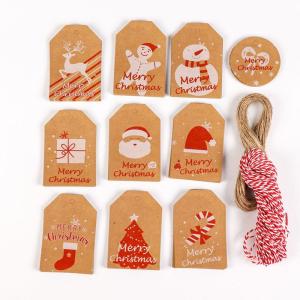 120枚セット クリスマスタグ ギフトタグ メリークリスマス ギフト タグ