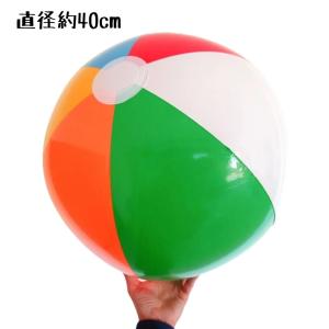 ビーチボール 2個セット カラフル 40cm ...の詳細画像1